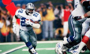 Dallas running back great Emmitt Smith demonstrated the importance of the running back in a memorable Super Bowl win