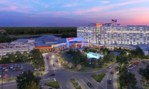 Rendering of new Live! Casino located in Shreveport, La. on a story about the casino's approval by the state.