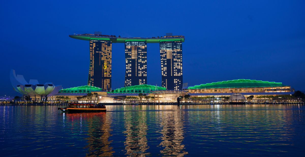 The Marina Bay Sands in SIngapore, which Chad West thinks a DFW resort casino could emulate
