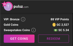 Pulsz Coin Balance