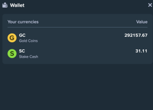 Stake.us coin balance