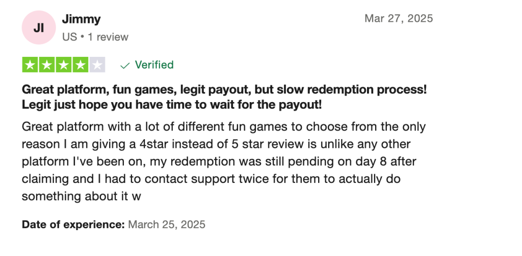 Jackpota_trustpilot review2