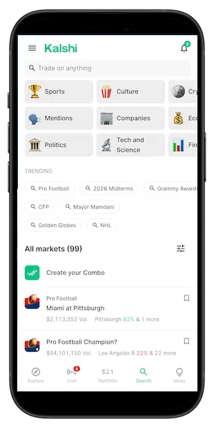 Kalshi app