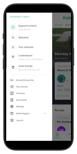 Kalshi app