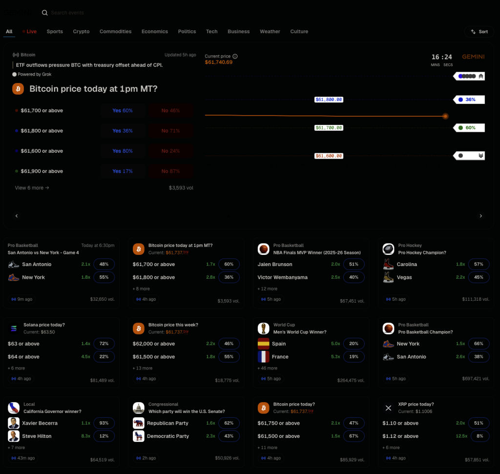 Gemini Desktop Home Page offers