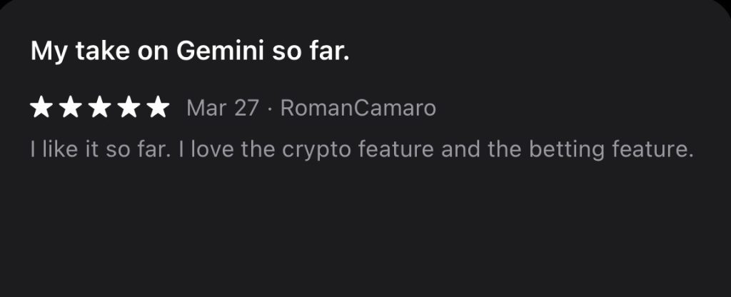 Gemini Roman Review