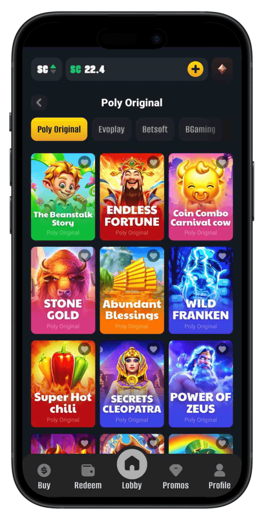 Dedicated page for Poly Original titles