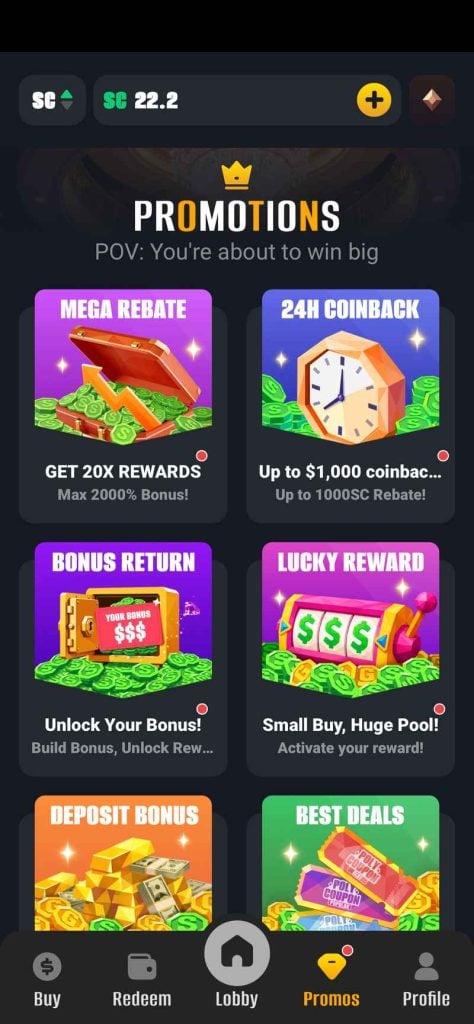 Promotions at Poly Casino